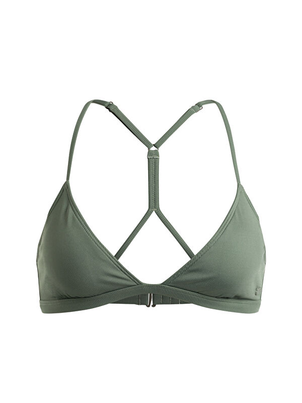 Roxy Pro The Cut Back Fixedtri Kadın Yeşil Bikini Üst