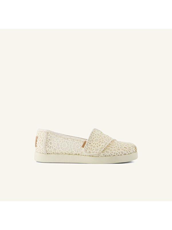 Toms Beyaz Toms Espadril Kız Çocuk Babet