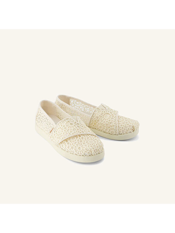 Toms Beyaz Toms Espadril Kız Çocuk Babet