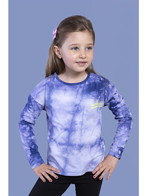 Toontoykids Kız Çocuk Batik Desenli Tişört