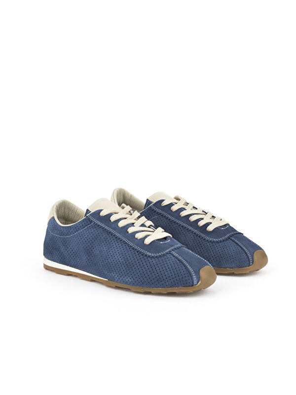 Kadın Hakiki Deri Sneaker 1511035Z63001 Lacivert - Görsel 3