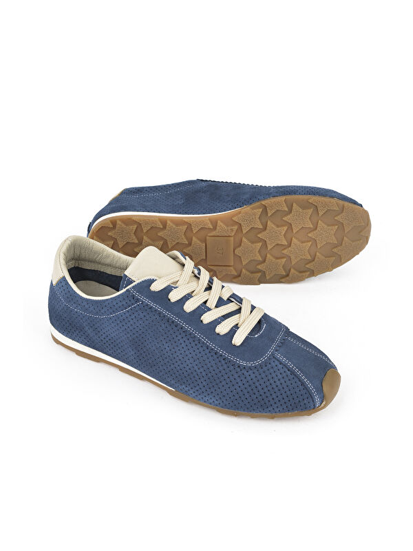 Kadın Hakiki Deri Sneaker 1511035Z63001 Lacivert - Görsel 5