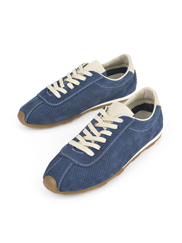 Kadın Hakiki Deri Sneaker 1511035Z63001 Lacivert - Görsel 6