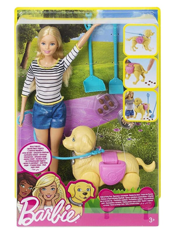 BARBIE Barbie Ve Köpeği Tuvalet Eğitiminde