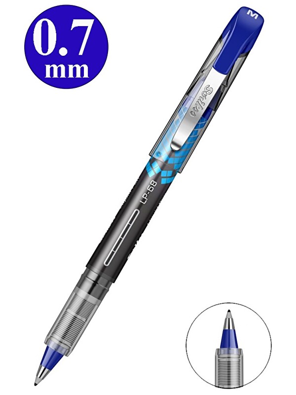Scrikss Pilot Kalem Lp-68 1 Adet Liquid Pen Pilot Kalem 0.7mm Uçlu Pilot Kalem Hızlı Kuruyan Mürekke