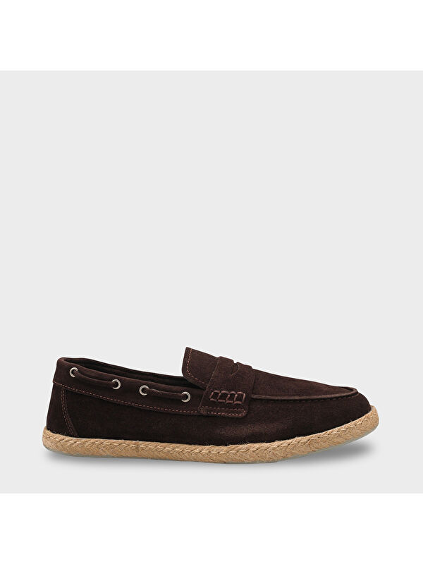 Capone Outfitters Aube Hakiki Deri Süet İçi Hakiki Deri Astarlı Erkek Loafer Ayakkabı