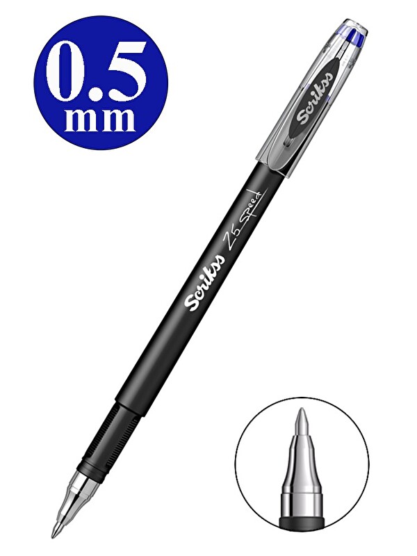 Scrikss Pilot Kalem Speed 25 1 Adet Pilot Kalem 0.5mm Roller Uçlu Pilot Kalem Ince Uçlu Likit Mürekk