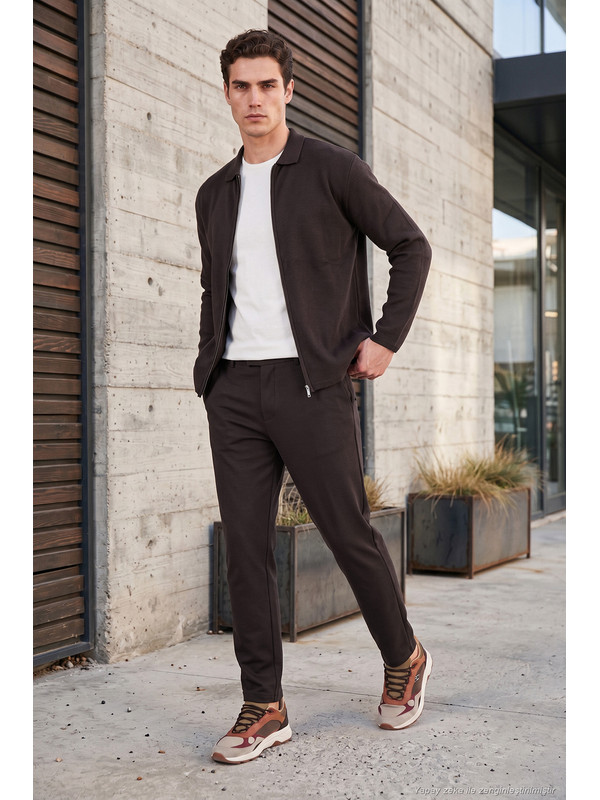 Buratti Regular Fit Düz Paça Bağlamalı Pantolon 6843700