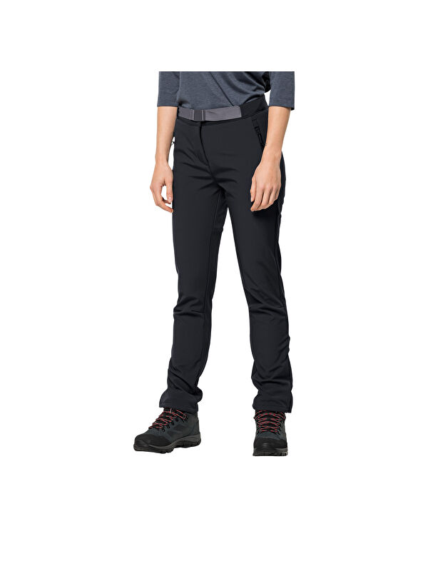 Jack Wolfskin Stollberg Pants Kadın Siyah Outdoor Pantolonu