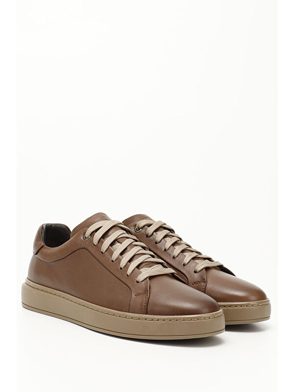 KUM Platinum Hakiki Deri Bağcıklı Erkek Günlük Sneaker 31641 - Görsel 3