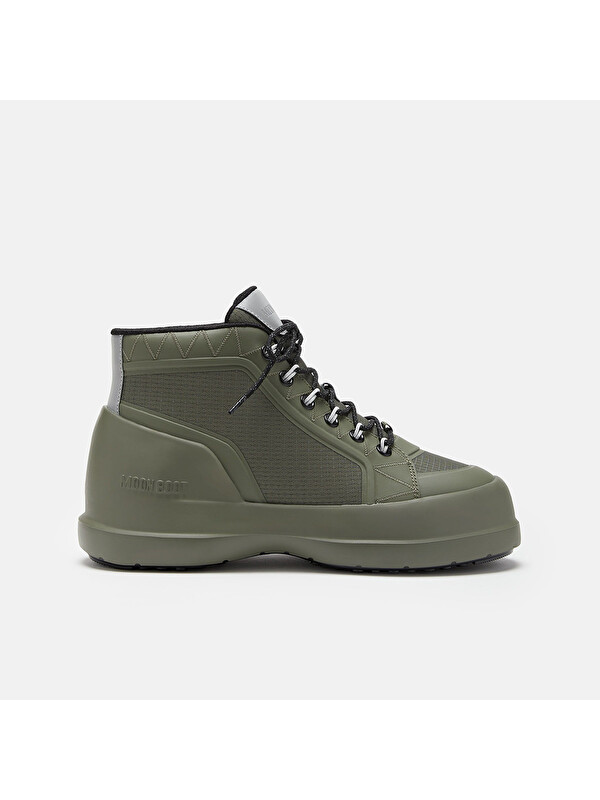 Moon Boot Erkek Kar Botu 80D2480080-M006 Luna Trek Mid Nylon Khaki