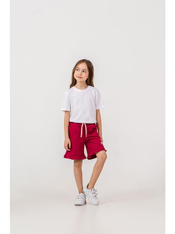 Mışıl Kids Fırfırlı Kiraz Baskılı Kız Çocuk Şort