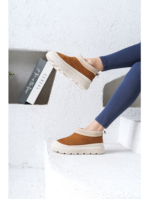 D436 Kadın Soğuk Geçirmez Kışlık Bot - Görsel 3