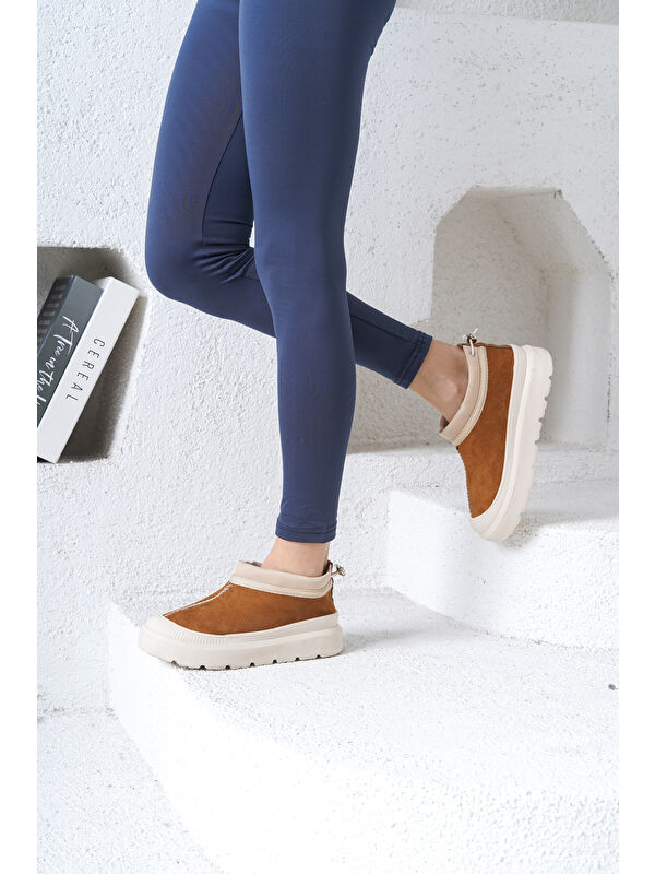 D436 Kadın Soğuk Geçirmez Kışlık Bot - Görsel 4