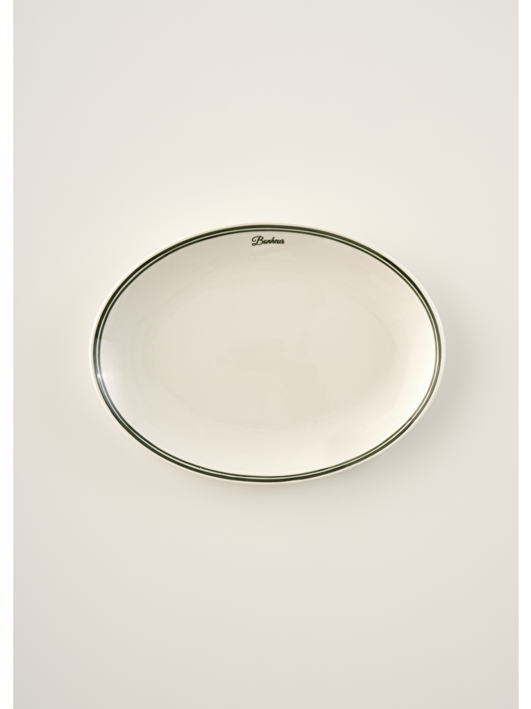 Bella Maison Bonheur Porselen Sunum Tabağı Yeşil (33 cm)