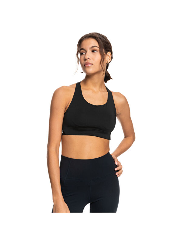 Roxy Bold Moves J Tops Kadın Siyah Fitness Bra