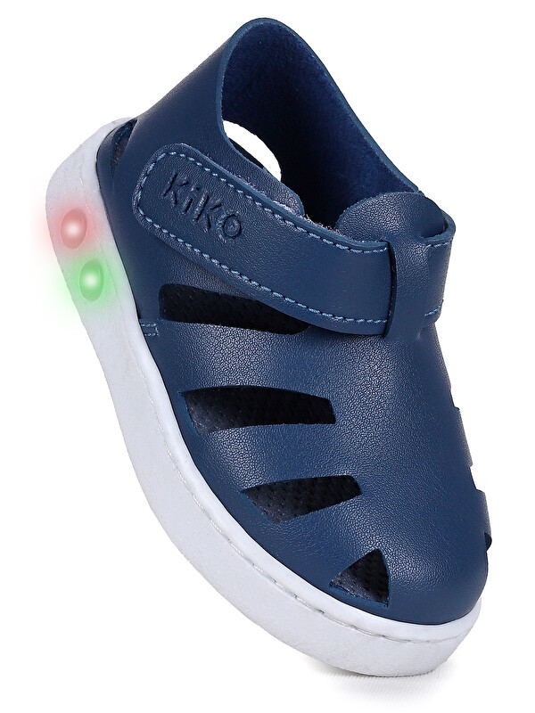 Kiko Kids Limba Işıklı Cırtlı Erkek Bebek Sandalet