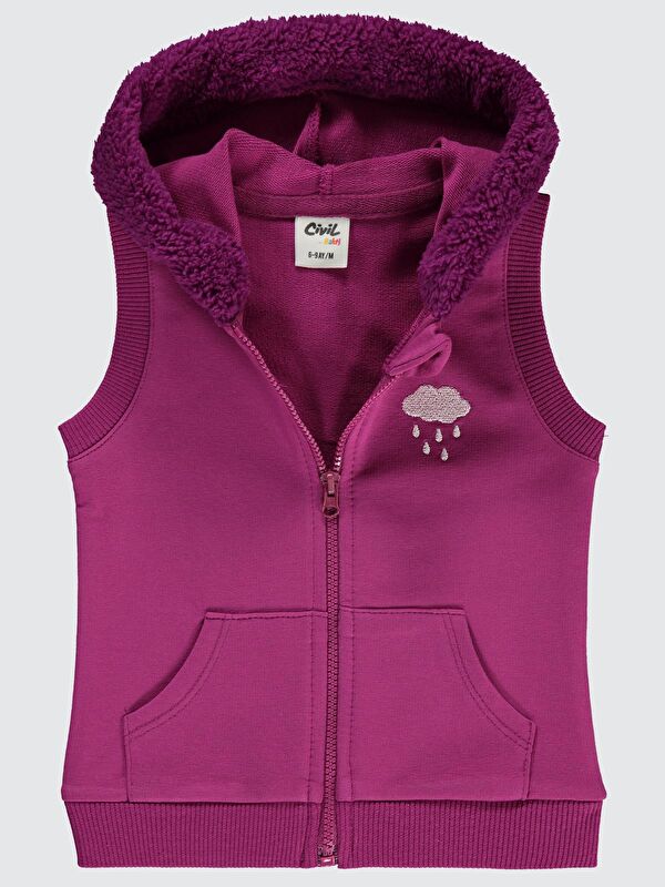 Civil Baby Bulut 6-18 Ay Yelek - Lila 6-9 Ay