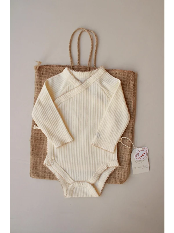 Oh La La Koala For Little Ones Krem Kruvaze Yenidoğan Üst
