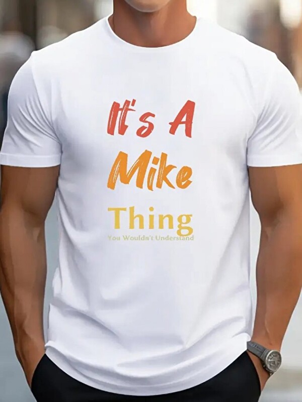 Jane's Erkek It Is A Mike Thing Baskılı Erkek Tişört