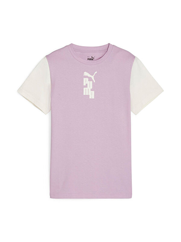 Puma Ready Set Better Çocuk Pembe Tişört