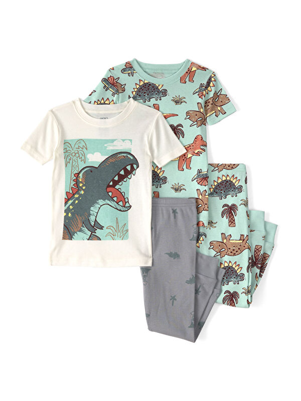 Carter's Erkek Bebek Pijama Set 12 Ay-24 Ay Çok Renkli