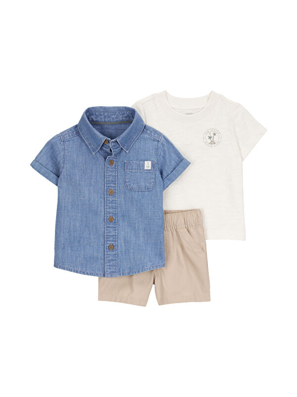 Carter's Erkek Bebek Alt Üst Set
