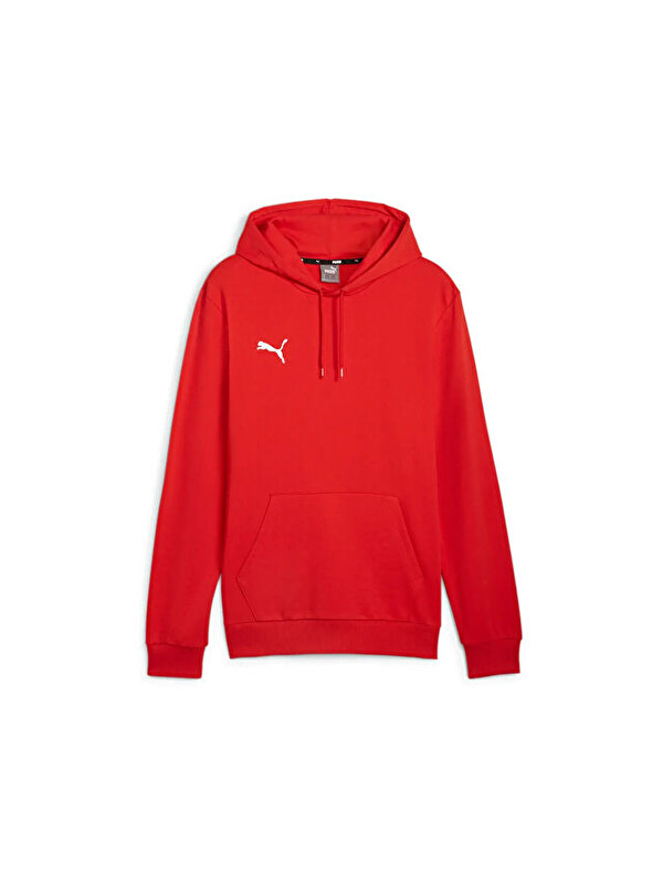 Puma Teamgoal Casuals Hoody Erkek Futbol Sweatshirts 65861801 Kırmızı