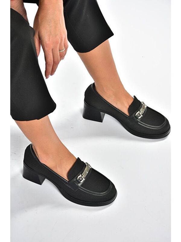 Siyah Kadın Topuklu Ayakkabı V820146304 - Görsel 3