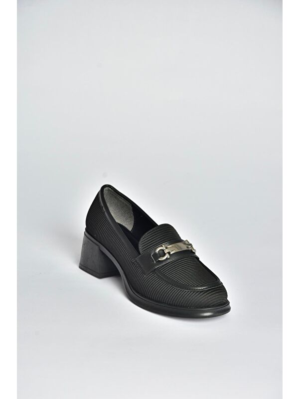 Siyah Kadın Topuklu Ayakkabı V820146304 - Görsel 7