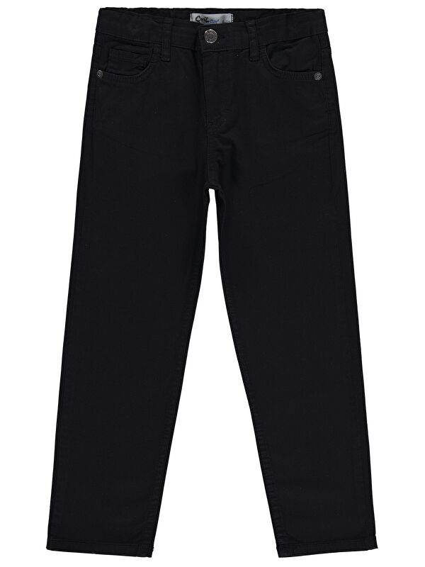 Civil Boys Erkek Çocuk 5 Cep Basic 10-13 Yaş Pantolon - Siyah