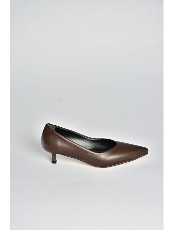Kahverengi Kadın Topuklu Ayakkabı V404090309 - Görsel 7