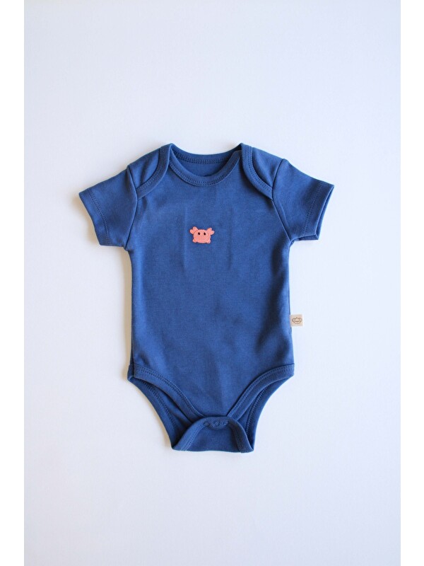 Oh La La Koala For Little Ones Yengeç Nakışlı Kısa Kollu Body