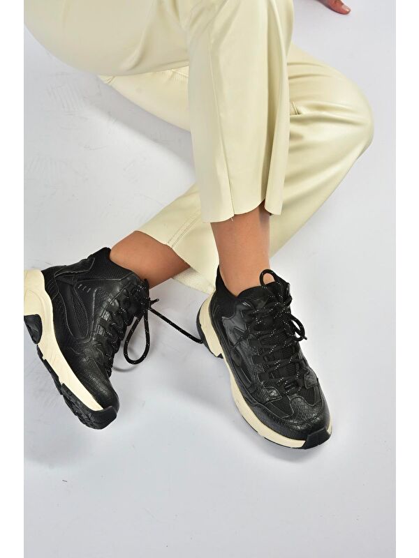 Siyah Kadın Spor V312415009 - Görsel 2