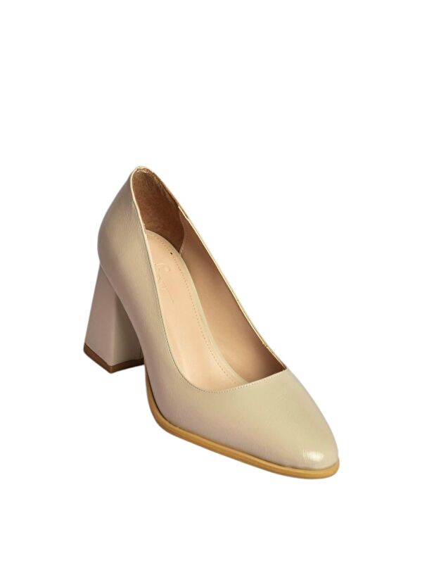 Bej Kadın Topuklu Ayakkabı V676680060 - Görsel 7