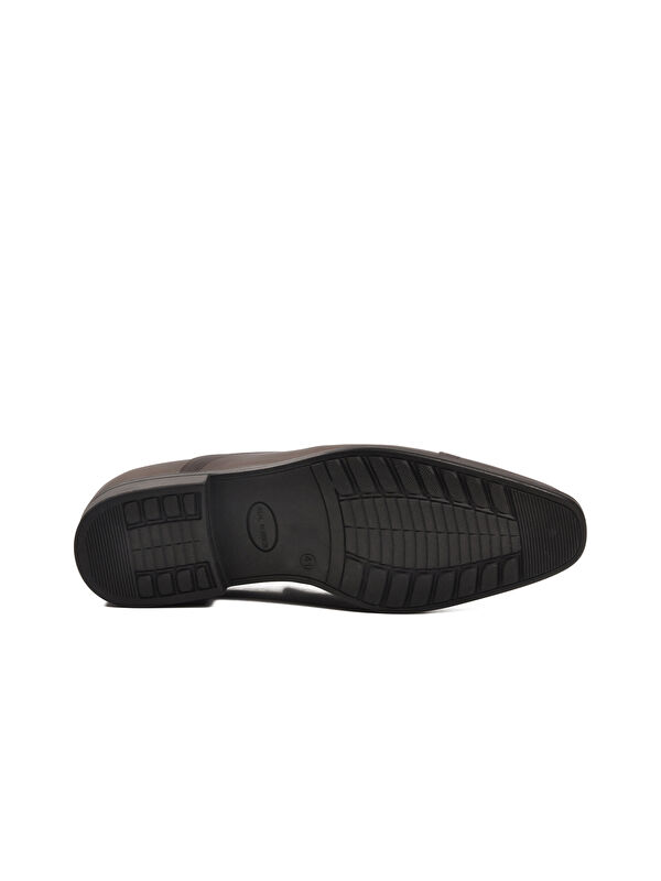 Kahve Hakiki Deri Kaymaz Taban Erkek Klasik Ayakkabı 974 M - Görsel 6