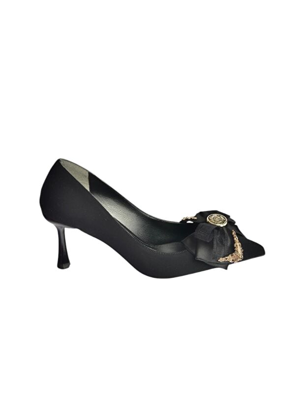 Siyah Kadın Topuklu Ayakkabı V820172604 - Görsel 6