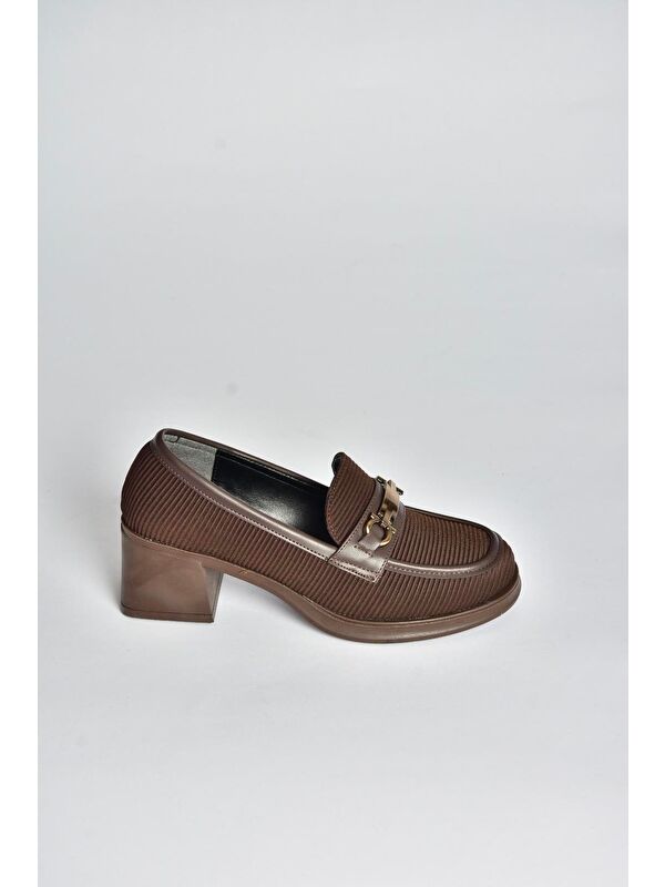 Kahverengi Kadın Topuklu Ayakkabı V820146304 - Görsel 6