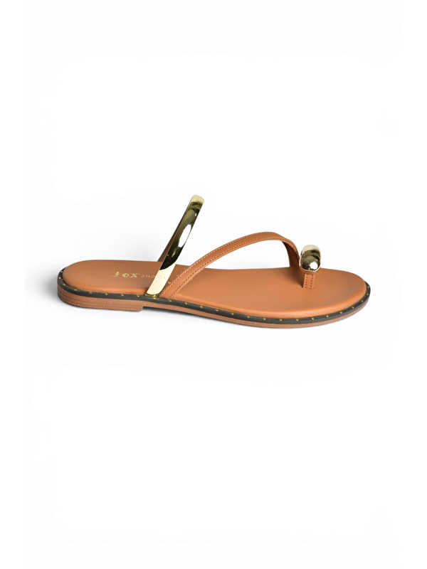 Fox Shoes Taba Kadın Terlik Y291700103
