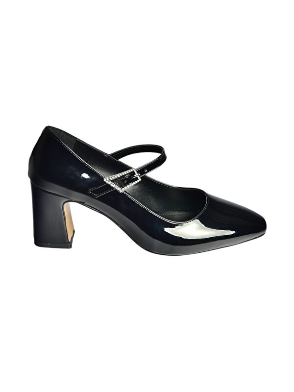 Siyah Kadın Topuklu Ayakkabı V250670708 - Görsel 7