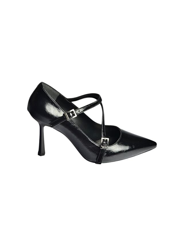 Siyah Kadın Topuklu Ayakkabı V820467260 - Görsel 7