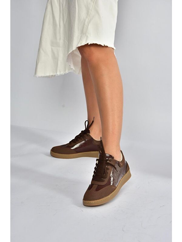 Kahverengi Kadın Spor V820104802 - Görsel 4