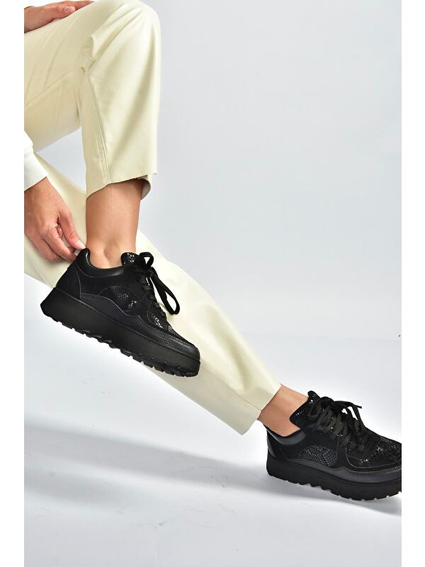 Siyah Kadın Spor V820720309 - Görsel 3