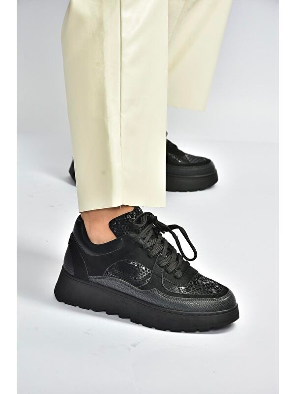 Siyah Kadın Spor V820720309 - Görsel 5