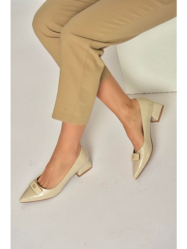 Fox Shoes Ten Kadın Topuklu Ayakkabı Y820771260