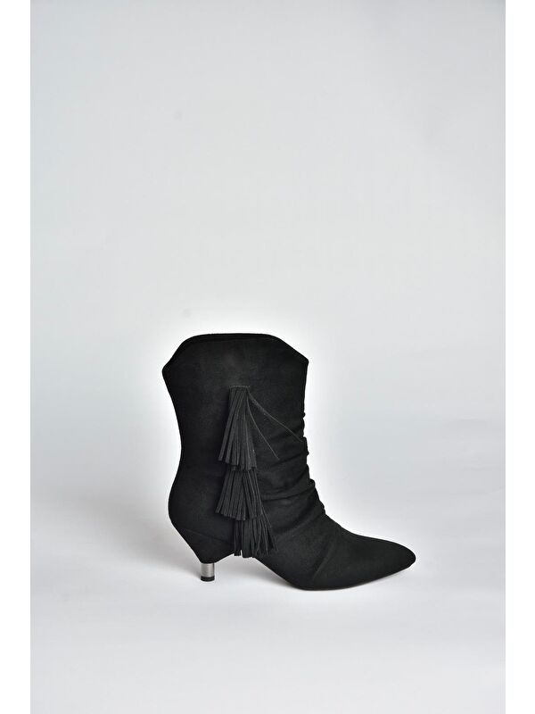 Siyah Kadın Bot V404022202 - Görsel 5