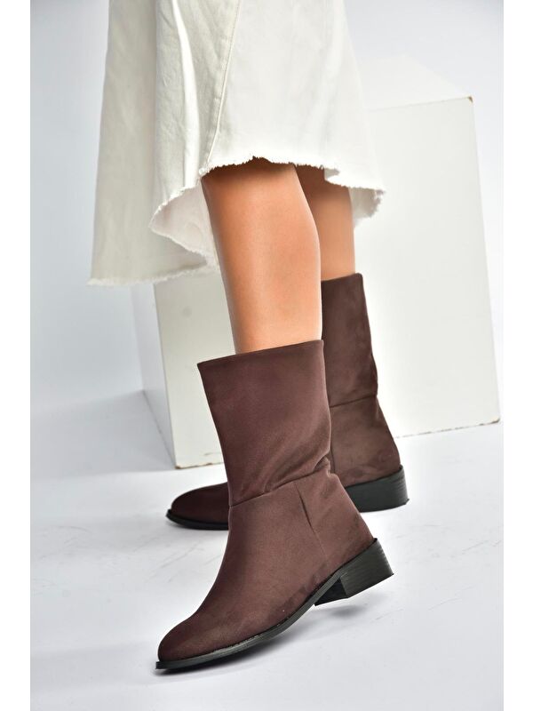 Kahverengi Kadın Bot L726597702 - Görsel 3