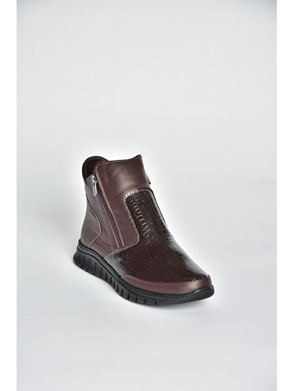 Kahverengi Kadın Bot V555709303 - Görsel 4