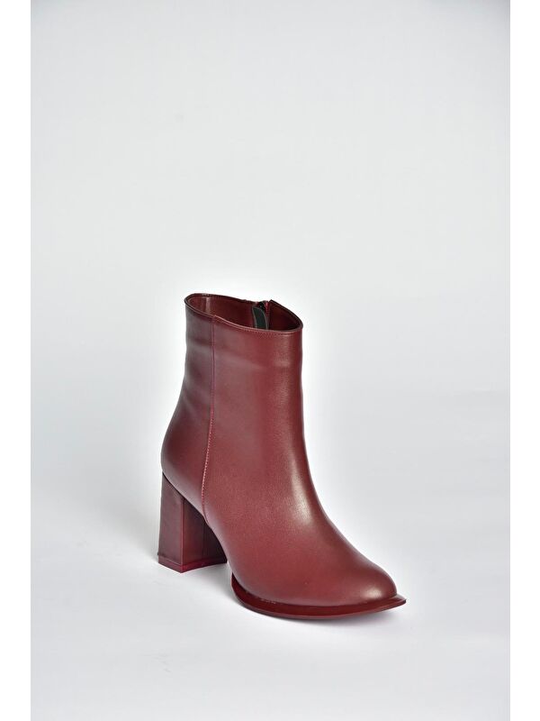 Bordo Kadın Bot V590166309 - Görsel 8