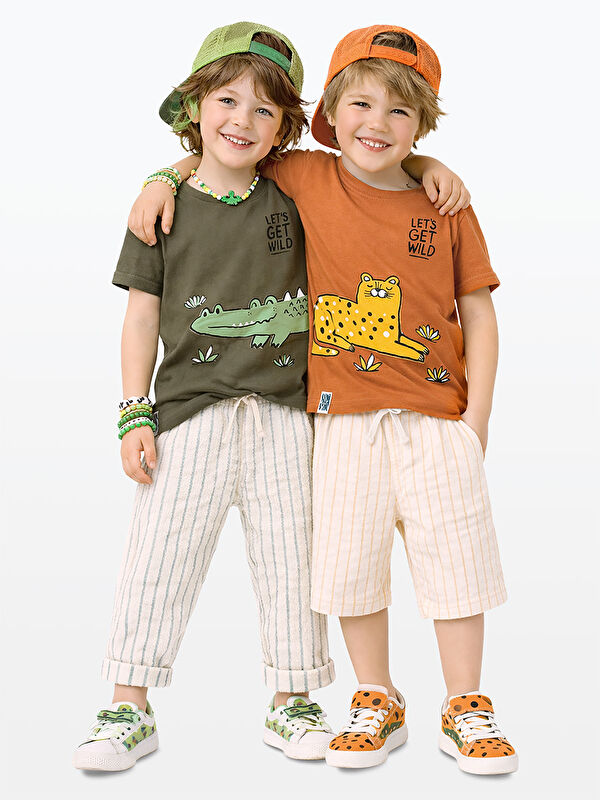Denokids 2'li Paket Erkek Çocuk T-shirt